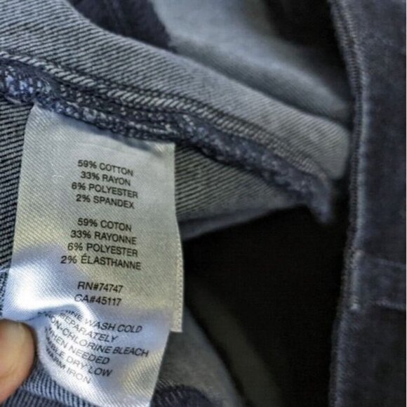 NATURAL REFLECTIONS - WOMEN'S DARK WASH SLIM ANKLE JEANS - SIZE 8 - Picture 7 of 10